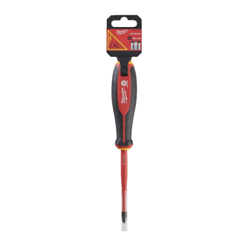 TRI-LOBE VDE ΚΑΤΣΑΒΙΔΙ ΣΤΑΥΡΟΥ PH2 x100 MILWAUKEE 4932478722