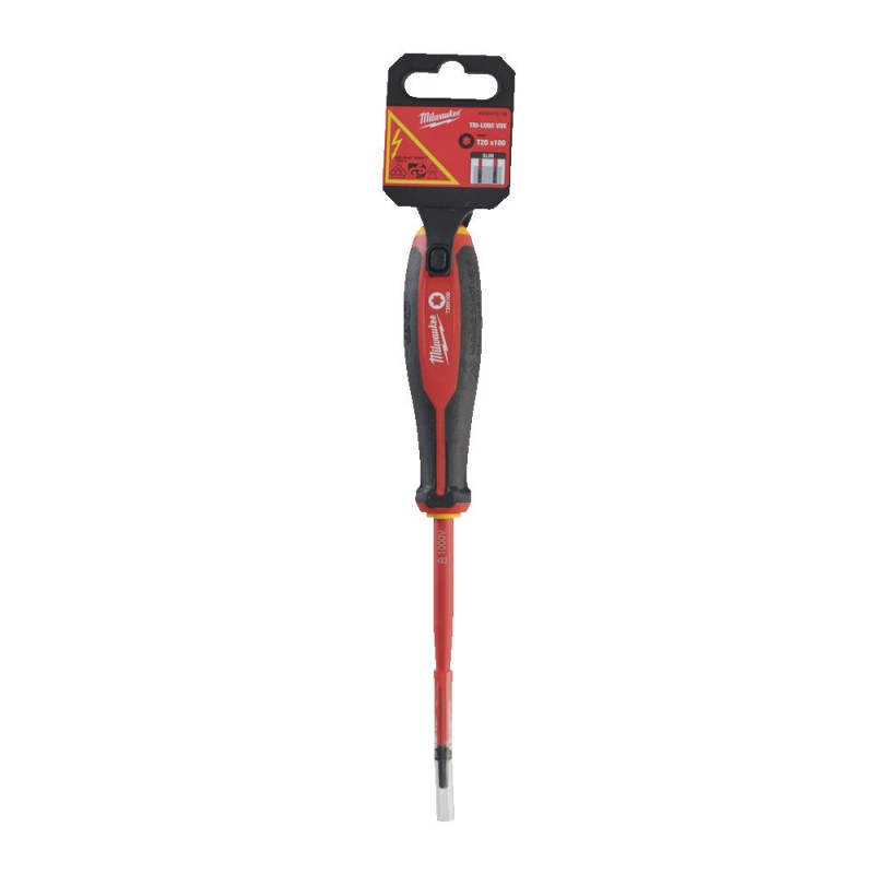 TRI-LOBE VDE ΚΑΤΣΑΒΙΔΙ TORX T20 x100 MILWAUKEE 4932478730