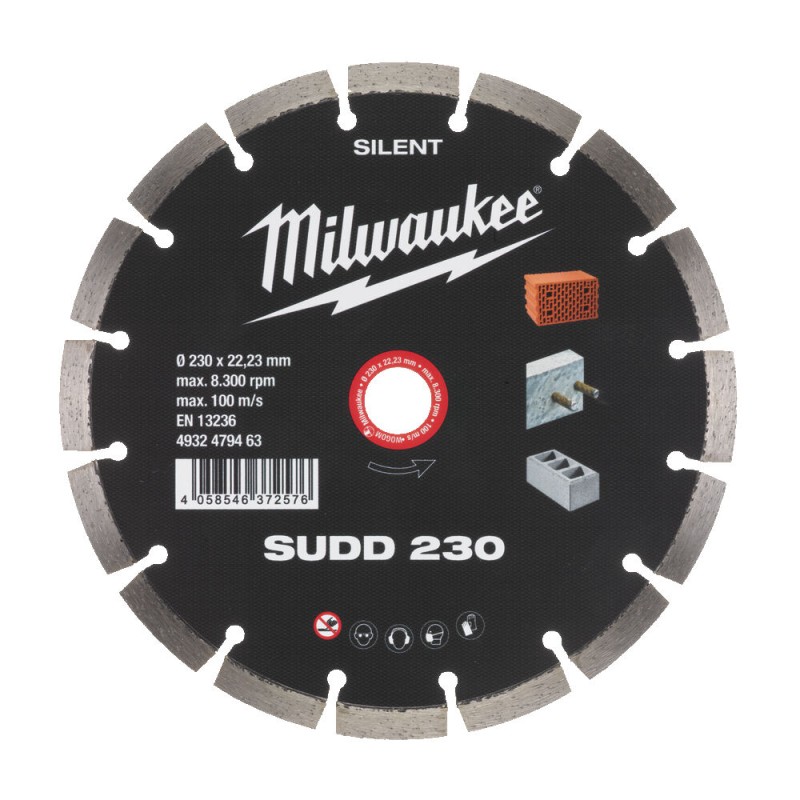 SUDD 230 ΔΙΑΜΑΝΤΟΔΙΣΚΟΣ Ø 230mm | Milwaukee 4932479463