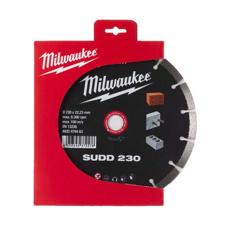 SUDD 230 ΔΙΑΜΑΝΤΟΔΙΣΚΟΣ Ø 230mm | Milwaukee 4932479463