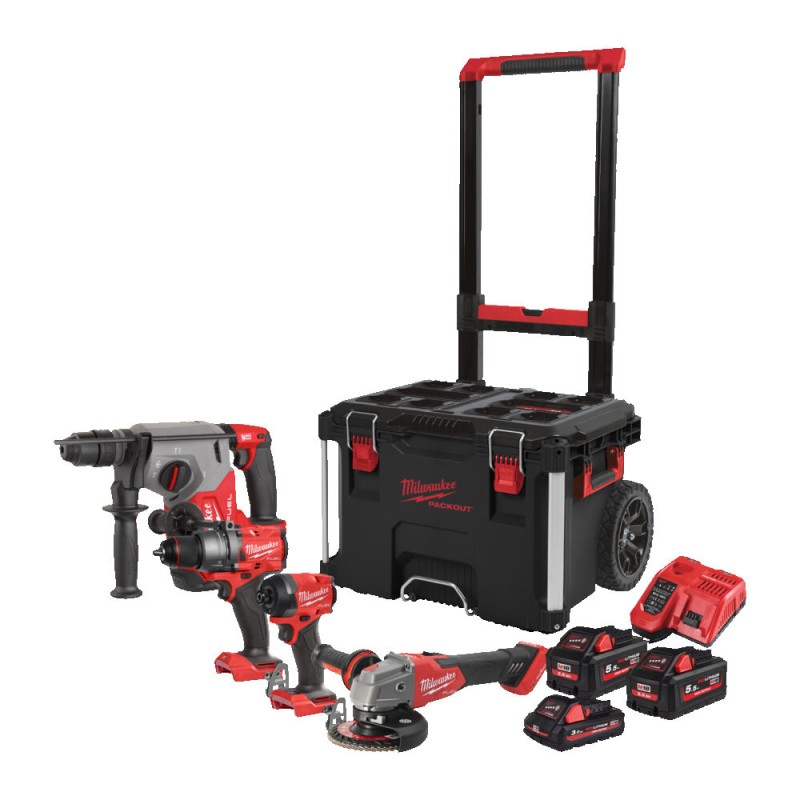 M18 FUEL™ FPP4E-555T POWER PACKOUT™ SET | Milwaukee 4933492530