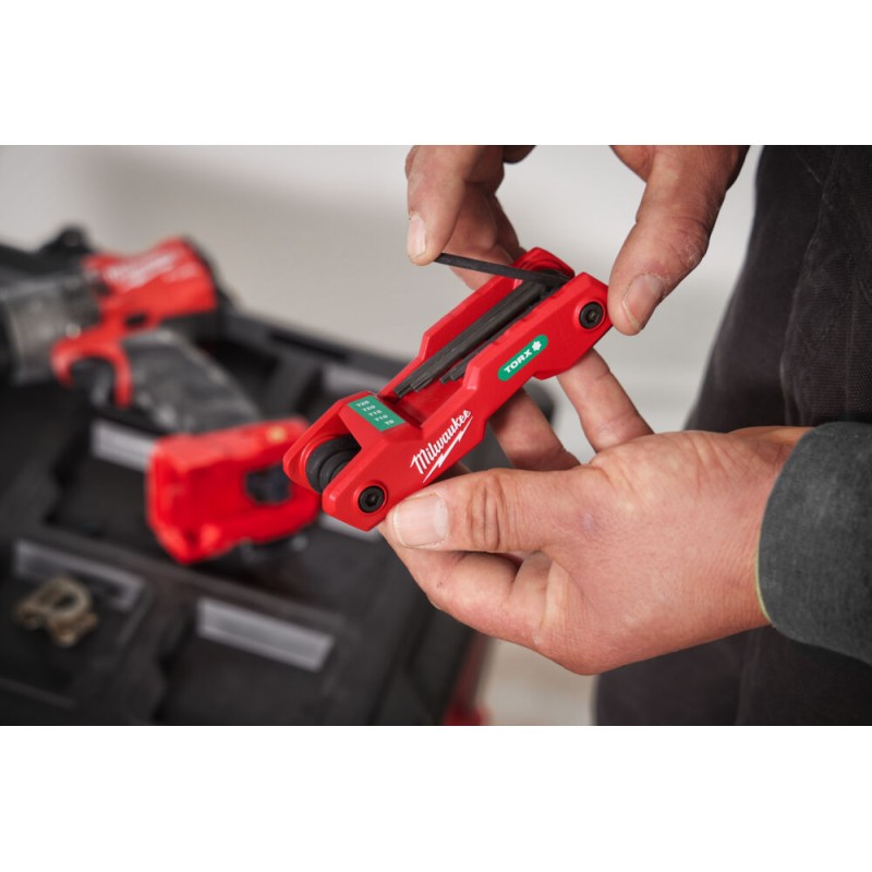 ΣΕΤ ΑΝΑΔΙΠΛΟΥΜΕΝΩΝ ΚΛΕΙΔΙΩΝ TORX - 8 ΤΕΜ | Milwaukee 4932480979