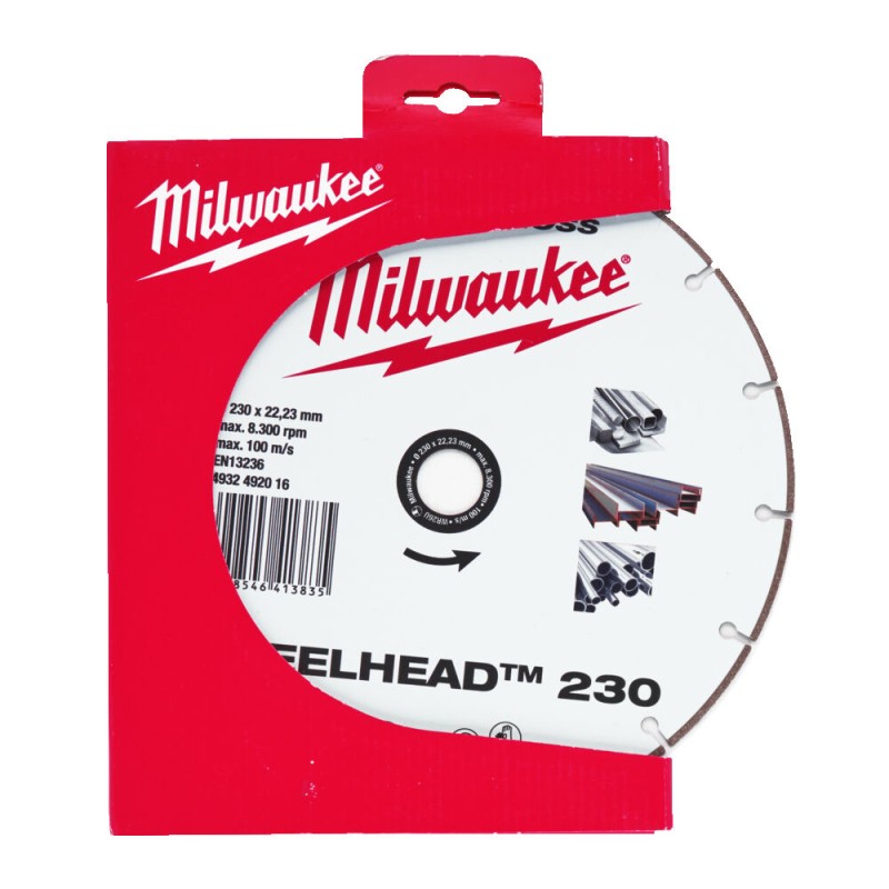 STEELHEAD™ ΔΙΑΜΑΝΤΟΔΙΣΚΟΣ Ø 230 MM | Milwaukee 4932492016