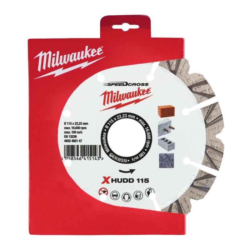 ΔΙΣΚΟΣ ΔΙΑΜΑΝΤΙΟΥ XHUDD 115 MM | Milwaukee 4932492147