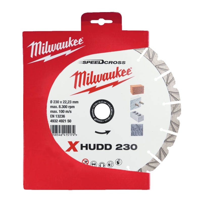 ΔΙΣΚΟΣ ΔΙΑΜΑΝΤΙΟΥ XHUDD 230 MM | Milwaukee 4932492150