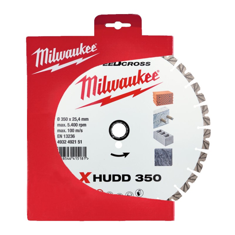 ΔΙΣΚΟΣ ΔΙΑΜΑΝΤΙΟΥ XHUDD 350 MM | Milwaukee 4932492151