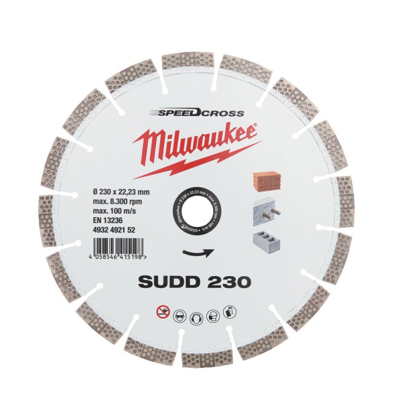 ΔΙΣΚΟΣ ΔΙΑΜΑΝΤΙΟΥ SUDD 230 MM | Milwaukee 4932492152