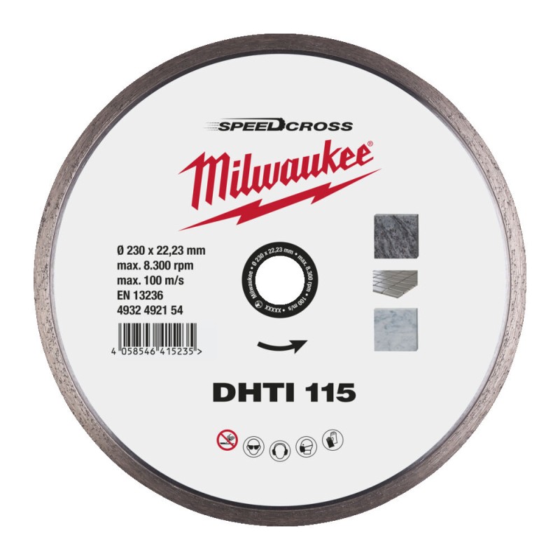 ΔΙΣΚΟΣ ΔΙΑΜΑΝΤΙΟΥ DHTI 115 MM | Milwaukee 4932492154