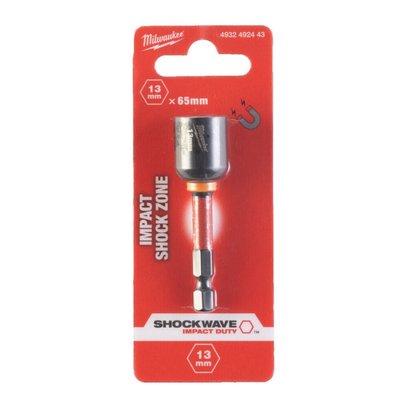 SHOCKWAVE™ ΜΑΓΝΗΤΙΚΟ ΚΑΡΥΔΑΚΙ HEX 13 x 65 mm | Milwaukee 4932492443