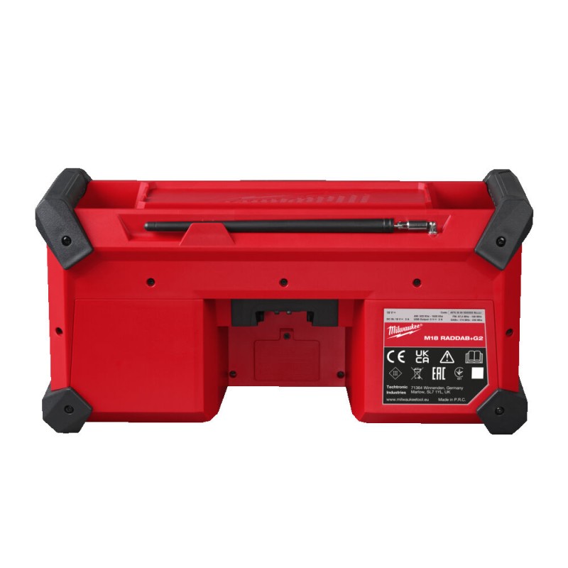 M18™ RADDAB+G2-0 ΡΑΔΙΟΦΩΝΟ ΕΡΓΟΤΑΞΙΟΥ DAB+ | Milwaukee 4058546417116 M18™ RADDAB+G2-0 ΡΑΔΙΟΦΩΝΟ ΕΡΓΟΤΑΞΙΟΥ DAB+ | Milwaukee 4058546417116