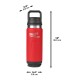 PACKOUT™ Μπουκάλι θερμός 710 ml με καπάκι, κόκκινο | Milwaukee 4058546483364 PACKOUT™ Μπουκάλι θερμός 710 ml με καπάκι, κόκκινο | Milwaukee 4058546483364
