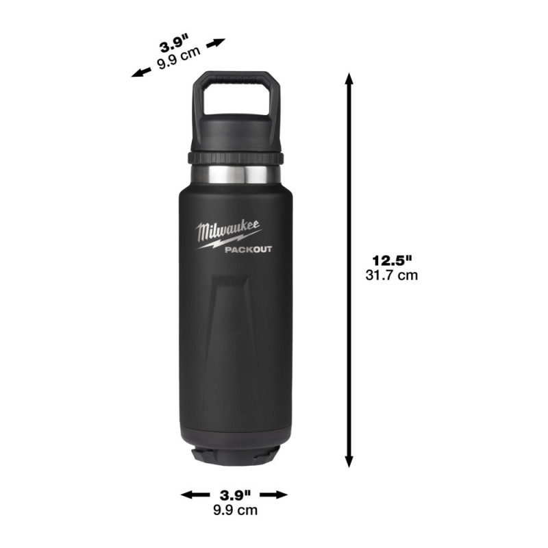 PACKOUT™ Μπουκάλι θερμός 1.065 ml με καπάκι, μαύρο | Milwaukee 4058546483395 PACKOUT™ Μπουκάλι θερμός 1.065 ml με καπάκι, μαύρο | Milwaukee 4058546483395