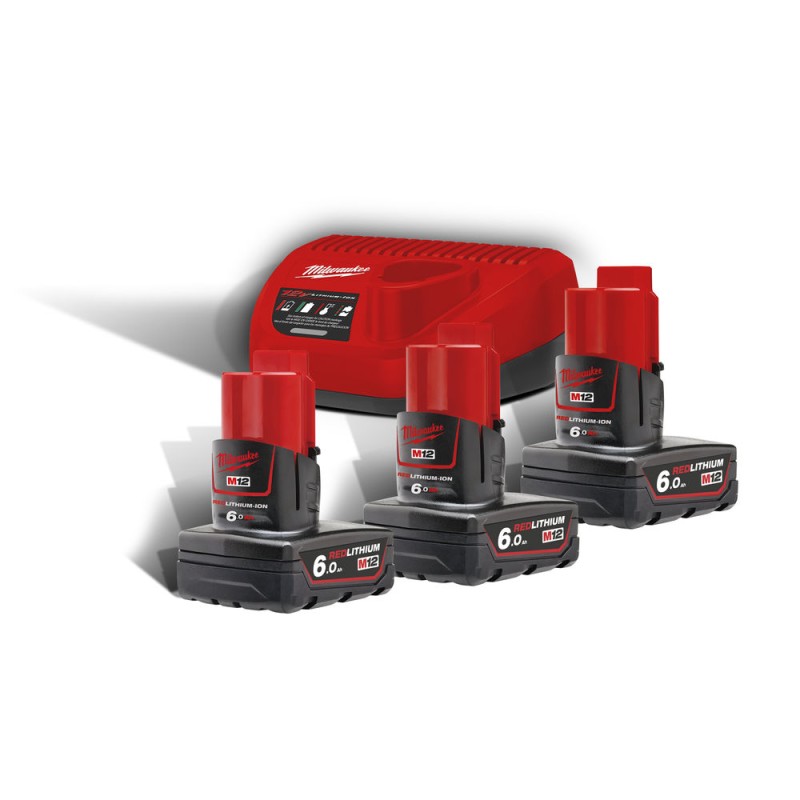 M12™ NRG-603 3 ΜΠΑΤΑΡΙΕΣ 12V 6.0 AH ΦΟΡΤΙΣΤΗΣ C12 C MILWAUKEE 4933459208 M12™ NRG-603 3 ΜΠΑΤΑΡΙΕΣ 12V 6.0 AH ΦΟΡΤΙΣΤΗΣ C12 C MILWAUKEE 4933459208