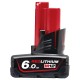 M12™ Β6 12V ΜΠΑΤΑΡΙΑ 6.0 AH MILWAUKEE 4932451395 M12™ Β6 12V ΜΠΑΤΑΡΙΑ 6.0 AH MILWAUKEE 4932451395