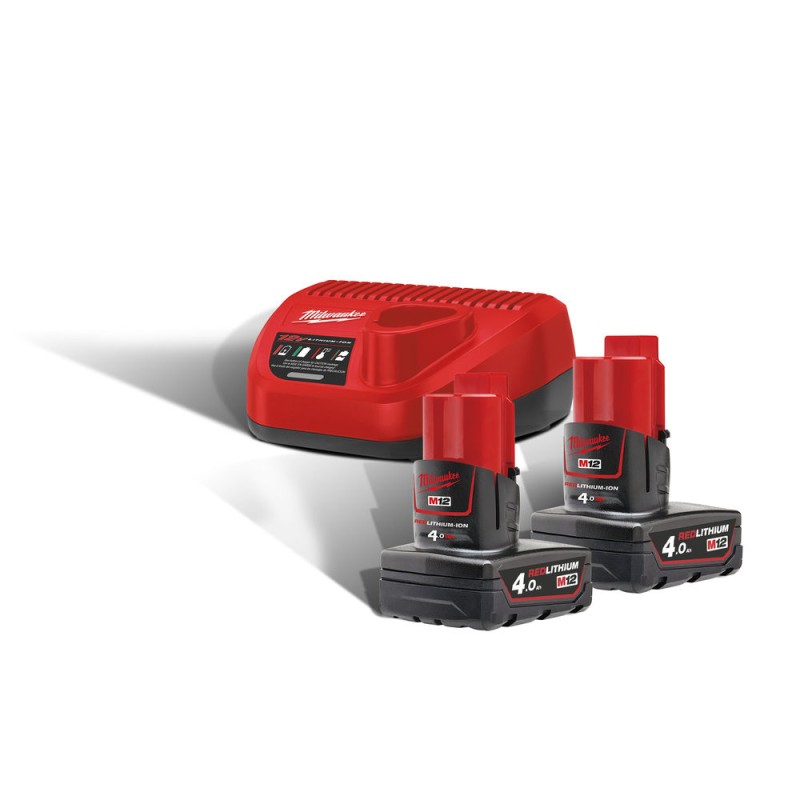 M12™ NRG-402 2 ΜΠΑΤΑΡΙΕΣ 12V 4.0 AH ΦΟΡΤΙΣΤΗΣ C12 C MILWAUKEE 4933459211 M12™ NRG-402 2 ΜΠΑΤΑΡΙΕΣ 12V 4.0 AH ΦΟΡΤΙΣΤΗΣ C12 C MILWAUKEE 4933459211