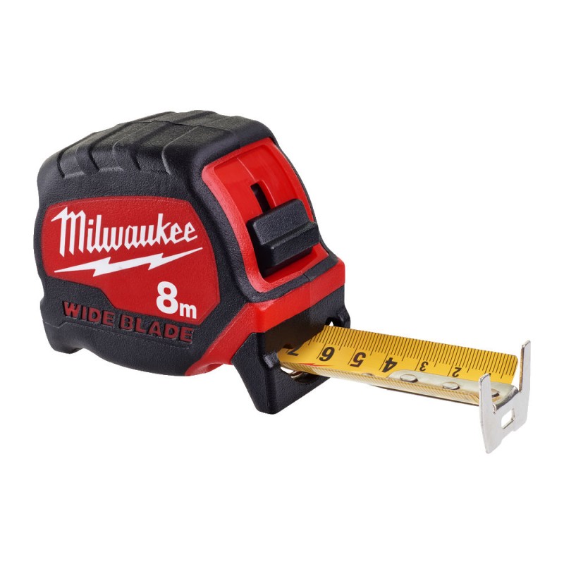 PREMIUM ΜΕΤΡΟ ΜΕ ΠΛΑΤΙΑ ΛΑΜΑ 8m MILWAUKEE 4932471816 PREMIUM ΜΕΤΡΟ ΜΕ ΠΛΑΤΙΑ ΛΑΜΑ 8m MILWAUKEE 4932471816