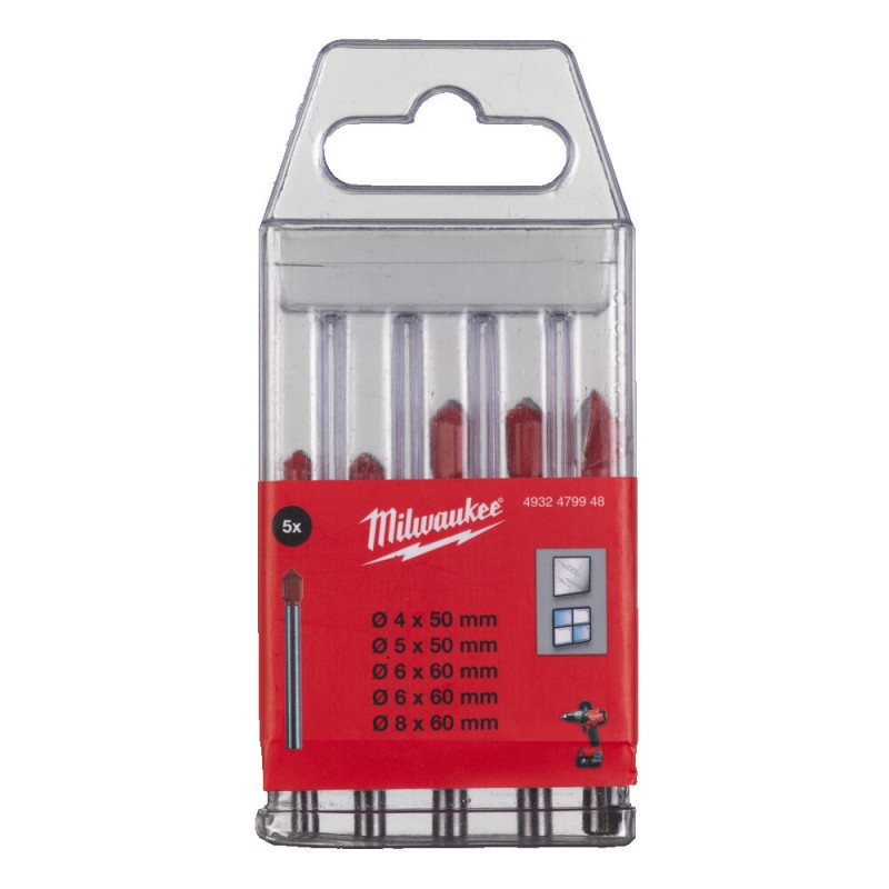 ΣΕΤ ΤΡΥΠΑΝΙΑ ΓΥΑΛΙΟΥ & ΠΛΑΚΙΔΙΩΝ 5 ΤΕΜ MILWAUKEE 4932479948 ΣΕΤ ΤΡΥΠΑΝΙΑ ΓΥΑΛΙΟΥ & ΠΛΑΚΙΔΙΩΝ 5 ΤΕΜ MILWAUKEE 4932479948