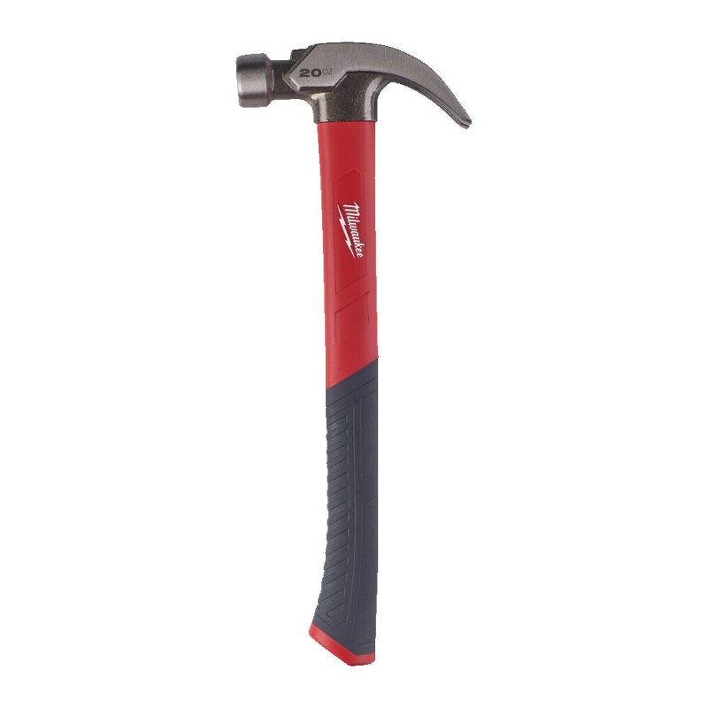 FIBERGLASS HAMMER WITH NAILS 570g MILWAUKEE 4932478658
