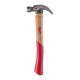 HICKORY WOODEN HAMMER WITH NAILS 450g MILWAUKEE 4932478659 HICKORY WOODEN HAMMER WITH NAILS 450g MILWAUKEE 4932478659