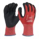 CUT RESISTANT NITRILE GLOVES L/9 LEVEL 2/B MILWAUKEE 4932479908 CUT RESISTANT NITRILE GLOVES L/9 LEVEL 2/B MILWAUKEE 4932479908
