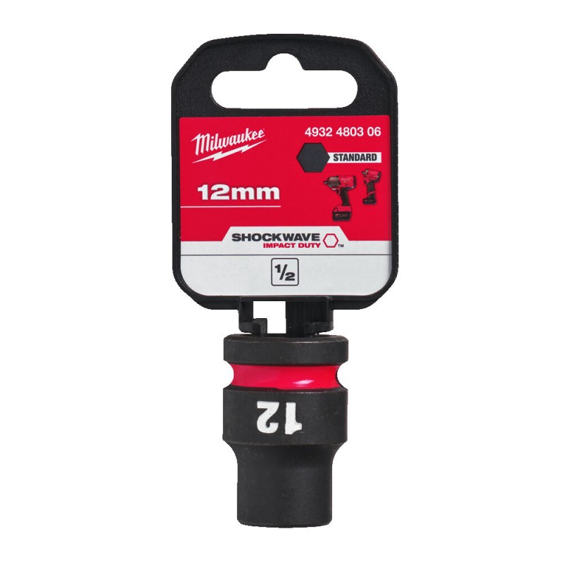 ½" SHOCKWAVE™ ΚΑΡΥΔΑΚΙ ΚΡΟΥΣΗΣ 12mm MILWAUKEE 4932480306 ½" SHOCKWAVE™ ΚΑΡΥΔΑΚΙ ΚΡΟΥΣΗΣ 12mm MILWAUKEE 4932480306