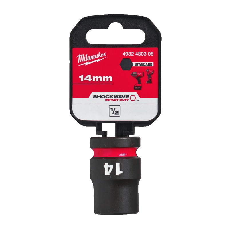 ½" SHOCKWAVE™ ΚΑΡΥΔΑΚΙ ΚΡΟΥΣΗΣ 14mm MILWAUKEE 4932480308 ½" SHOCKWAVE™ ΚΑΡΥΔΑΚΙ ΚΡΟΥΣΗΣ 14mm MILWAUKEE 4932480308