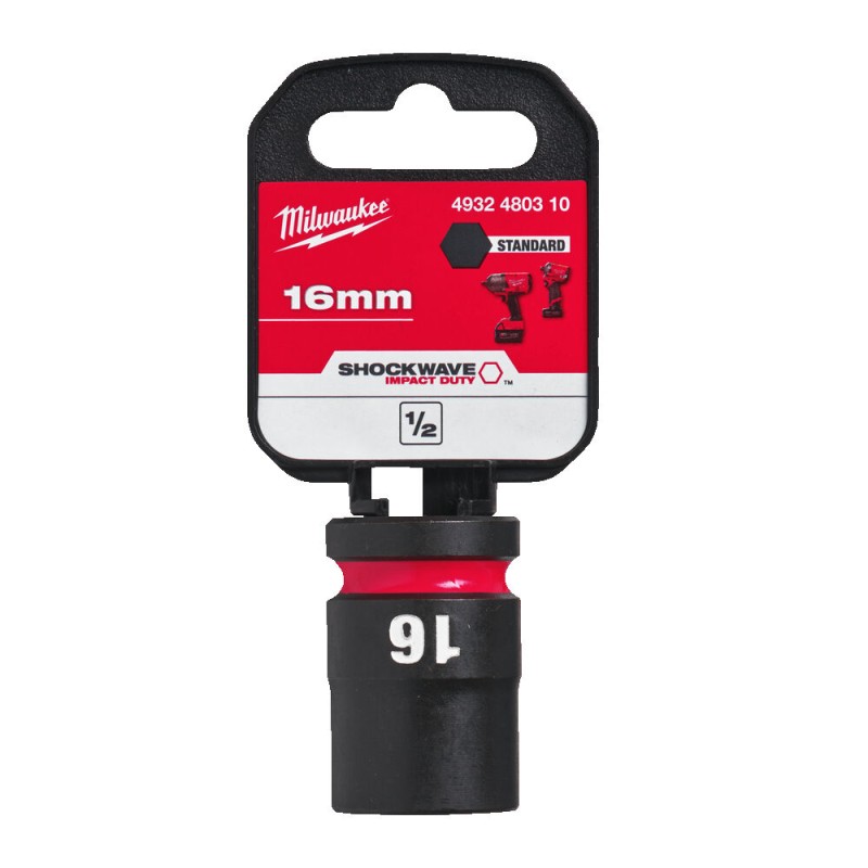 ½" SHOCKWAVE™ ΚΑΡΥΔΑΚΙ ΚΡΟΥΣΗΣ 16mm MILWAUKEE 4932480310 ½" SHOCKWAVE™ ΚΑΡΥΔΑΚΙ ΚΡΟΥΣΗΣ 16mm MILWAUKEE 4932480310
