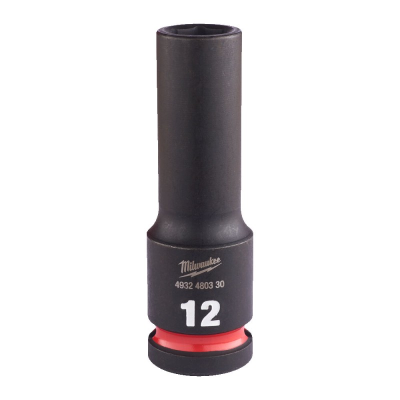 ½” SHOCKWAVE™ LONG SHOCK WALNUT 12mm MILWAUKEE 4932480330 ½” SHOCKWAVE™ LONG SHOCK WALNUT 12mm MILWAUKEE 4932480330