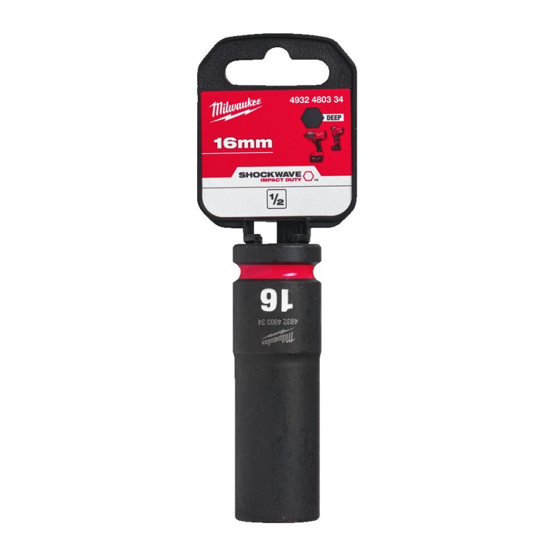 ½” SHOCKWAVE™ LONG SHOCK WALNUT 16mm MILWAUKEE 4932480334