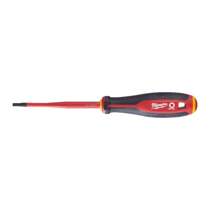 TRI-LOBE VDE SCREWDRIVER TORX T20 x100 MILWAUKEE 4932478730