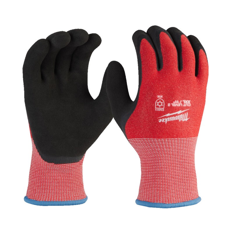 WINTER GLOVES WITH CUT PROTECTION 8/M LEVEL 2/B MILWAUKEE 4932480602 WINTER GLOVES WITH CUT PROTECTION 8/M LEVEL 2/B MILWAUKEE 4932480602