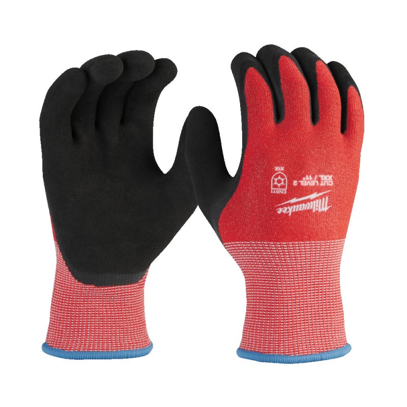 WINTER GLOVES WITH CUT PROTECTION 9/L LEVEL 2/B MILWAUKEE 4932480603 WINTER GLOVES WITH CUT PROTECTION 9/L LEVEL 2/B MILWAUKEE 4932480603