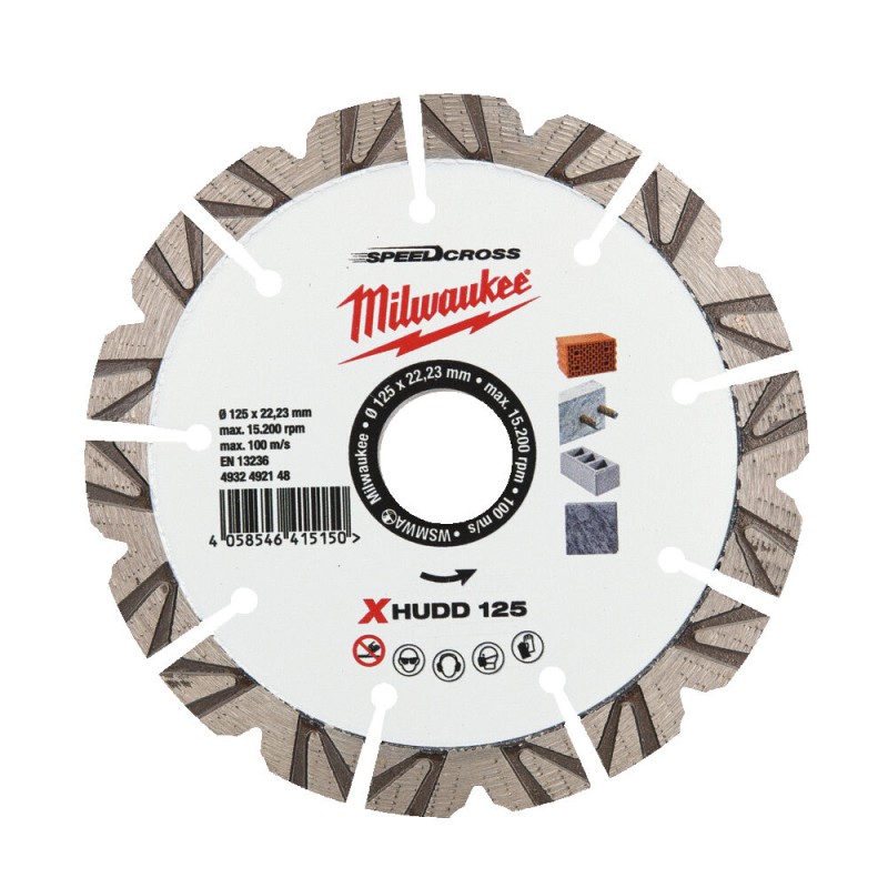 ΔΙΣΚΟΣ ΔΙΑΜΑΝΤΙΟΥ XHUDD 125 MM | Milwaukee 4932492148 ΔΙΣΚΟΣ ΔΙΑΜΑΝΤΙΟΥ XHUDD 125 MM | Milwaukee 4932492148