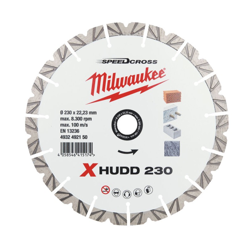 XHUDD DIAMOND DISC 230 MM | Milwaukee 4932492150