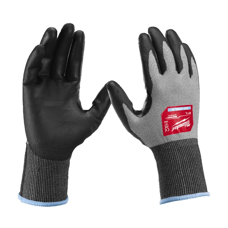 HI-DEXTERITY GLOVES WITH CUT PROTECTION S/7 LEVEL B/2 MILWAUKEE 4932480491 HI-DEXTERITY GLOVES WITH CUT PROTECTION S/7 LEVEL B/2 MILWAUKEE 4932480491