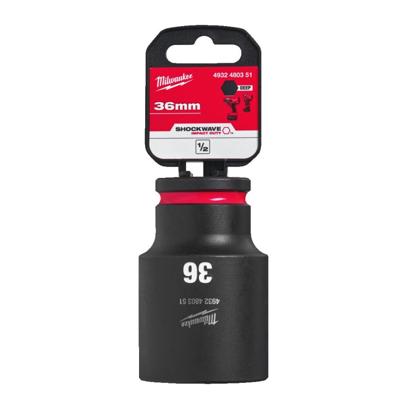 ½” SHOCKWAVE™ ΜΑΚΡΥ ΚΑΡΥΔΑΚΙ ΚΡΟΥΣΗΣ 36mm MILWAUKEE 4932480351 ½” SHOCKWAVE™ ΜΑΚΡΥ ΚΑΡΥΔΑΚΙ ΚΡΟΥΣΗΣ 36mm MILWAUKEE 4932480351