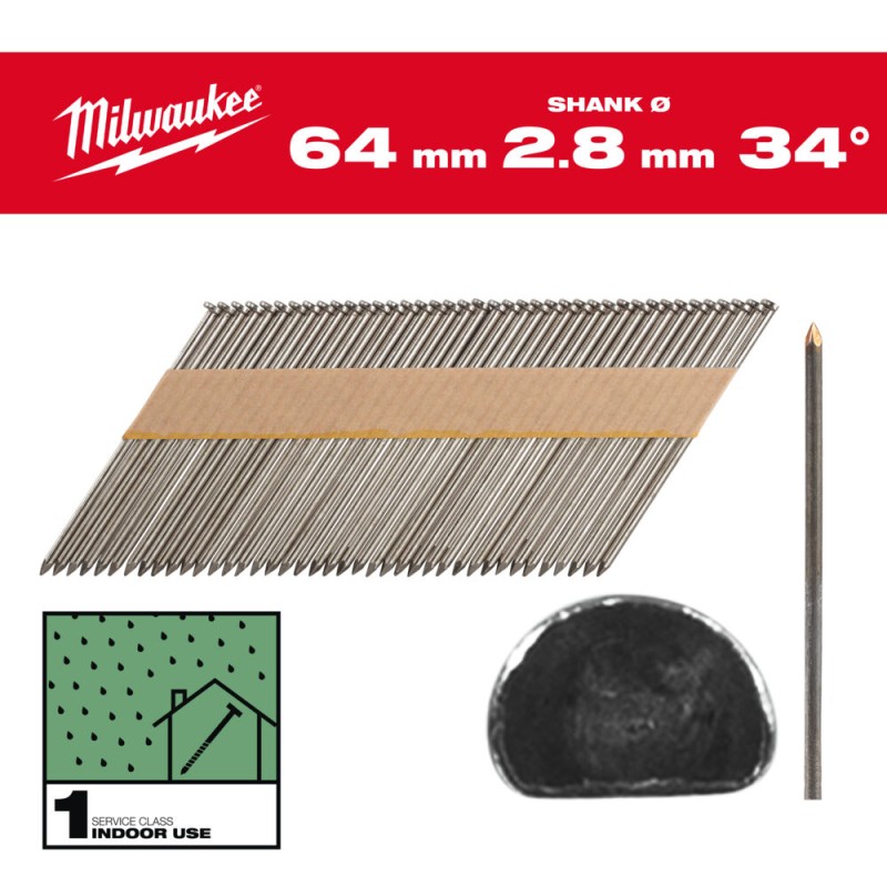 ΚΑΡΦΙΑ ΠΛΑΙΣΙΩΝ D 34° 2.8mm ΜΗΚΟΣ 64mm 2.200 ΤΕΜ (M18 FFN) | Milwaukee 4058546419639 ΚΑΡΦΙΑ ΠΛΑΙΣΙΩΝ D 34° 2.8mm ΜΗΚΟΣ 64mm 2.200 ΤΕΜ (M18 FFN) | Milwaukee 4058546419639