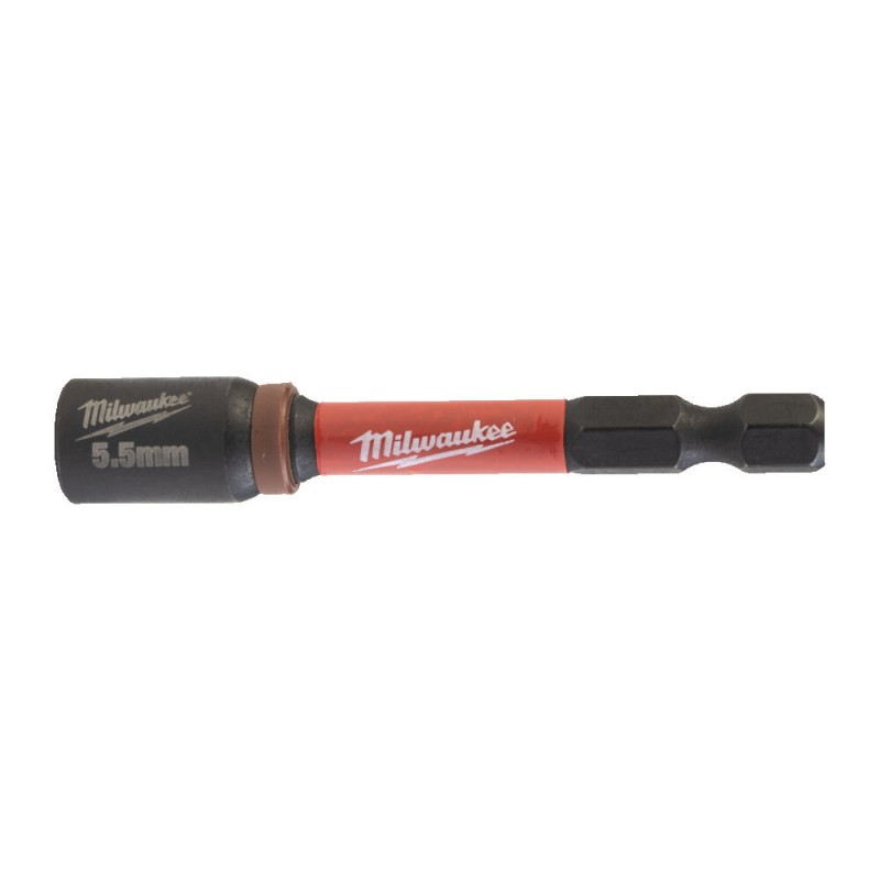 SHOCKWAVE™ MAGNETIC NUT HEX 5.5 x 65 mm | Milwaukee 4932492434