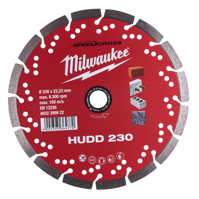 HUDD 230 SPEEDCROSS ΔΙΑΜΑΝΤΟΔΙΣΚΟΣ Ø 230mm | Milwaukee 4002395364770 HUDD 230 SPEEDCROSS ΔΙΑΜΑΝΤΟΔΙΣΚΟΣ Ø 230mm | Milwaukee 4002395364770
