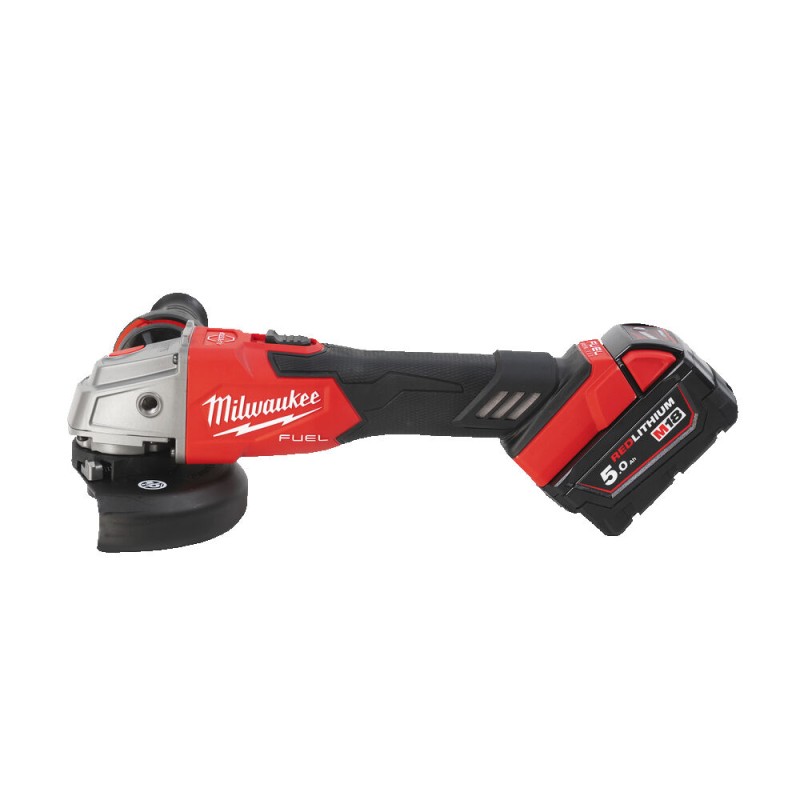 M18 FUEL™ FSAG125XB-502X ΓΩΝΙΑΚΟΣ ΤΡΟΧΟΣ Ø 125 MM ΥΨΗΛΗΣ ΑΠΟΔΟΣΗΣ ΜΕ ΣΥΡΟΜΕΝΟ ΔΙΑΚΟΠΤΗ ΚΑΙ ΦΡΕΝΟ MILWAUKEE 4933478430 M18 FUEL™ FSAG125XB-502X ΓΩΝΙΑΚΟΣ ΤΡΟΧΟΣ Ø 125 MM ΥΨΗΛΗΣ ΑΠΟΔΟΣΗΣ ΜΕ ΣΥΡΟΜΕΝΟ ΔΙΑΚΟΠΤΗ ΚΑΙ ΦΡΕΝΟ MILWAUKEE 4933478430