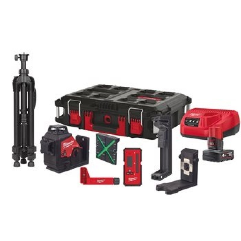 M12™ 3PLKIT-401P 360° ΠΡΑΣΙΝΟ LASER 3ΩΝ ΕΠΙΠΕΔΩΝ ΣΕ ΚΙΤ ΜΕ ΕΞΑΡΤΗΜΑΤΑ MILWAUKEE 4933478960 M12™ 3PLKIT-401P 360° ΠΡΑΣΙΝΟ LASER 3ΩΝ ΕΠΙΠΕΔΩΝ ΣΕ ΚΙΤ ΜΕ ΕΞΑΡΤΗΜΑΤΑ MILWAUKEE 4933478960
