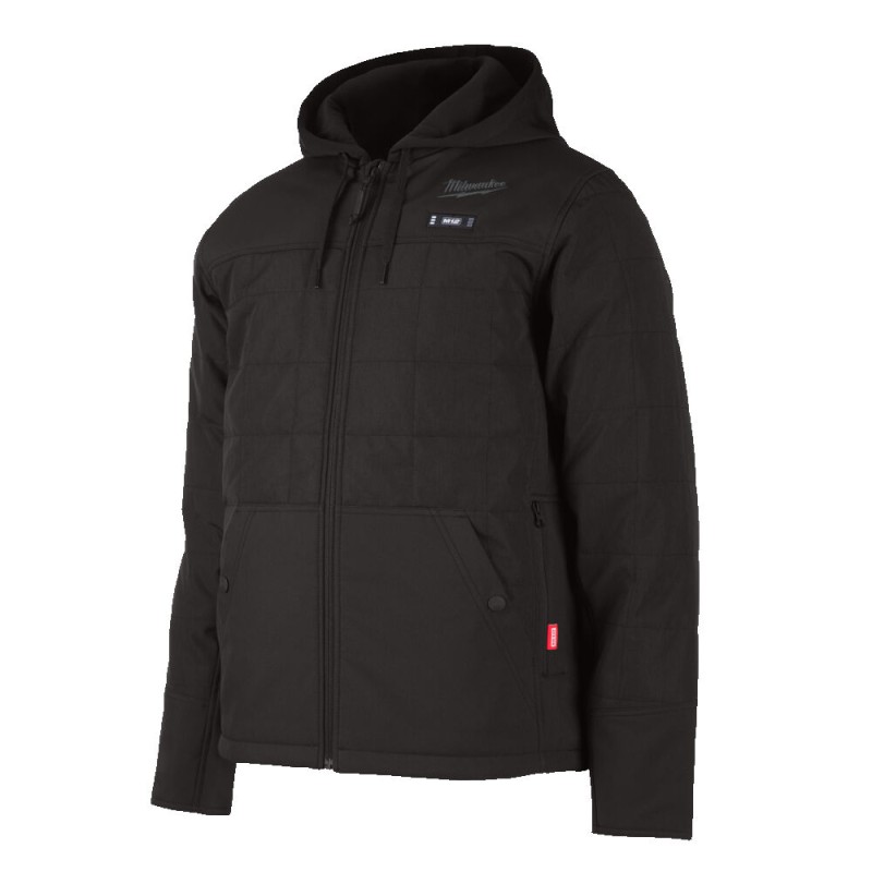 M12™ HPJBL2-0 (L) HEATED JACKET WITH HOOD - BLACK | Milwaukee 4932480073 M12™ HPJBL2-0 (L) HEATED JACKET WITH HOOD - BLACK | Milwaukee 4932480073