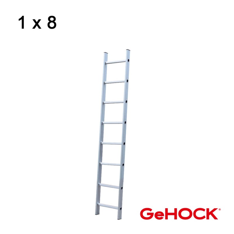 Μονή Σκάλα Αλουμινίου 1 x 8 Σκαλοπάτια GeHOCK | GeHOCK | 605008 Μονή Σκάλα Αλουμινίου 1 x 8 Σκαλοπάτια GeHOCK | GeHOCK | 605008