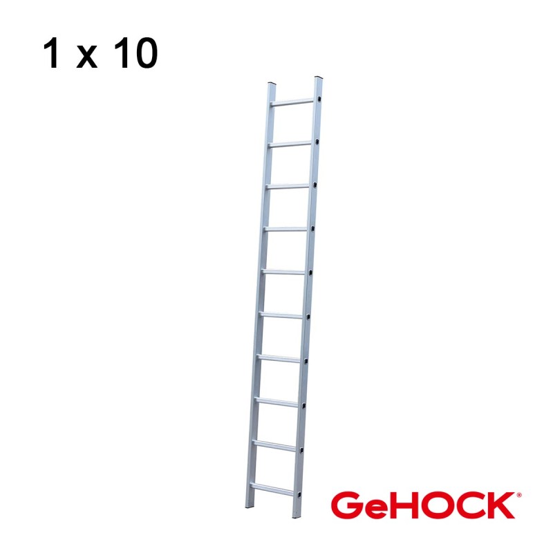 Μονή Σκάλα Αλουμινίου 1 x 10 Σκαλοπάτια GeHOCK | GeHOCK | 605010 Μονή Σκάλα Αλουμινίου 1 x 10 Σκαλοπάτια GeHOCK | GeHOCK | 605010