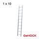 Μονή Σκάλα Αλουμινίου 1 x 10 Σκαλοπάτια GeHOCK | GeHOCK | 605010 Μονή Σκάλα Αλουμινίου 1 x 10 Σκαλοπάτια GeHOCK | GeHOCK | 605010