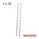 Μονή Σκάλα Αλουμινίου 1 x 12 Σκαλοπάτια GeHOCK | GeHOCK | 605012 Μονή Σκάλα Αλουμινίου 1 x 12 Σκαλοπάτια GeHOCK | GeHOCK | 605012