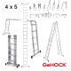 Πολυμορφική Σκάλα Αλουμινίου 4 x 5 GeHOCK | GeHOCK | 9351580 Πολυμορφική Σκάλα Αλουμινίου 4 x 5 GeHOCK | GeHOCK | 9351580