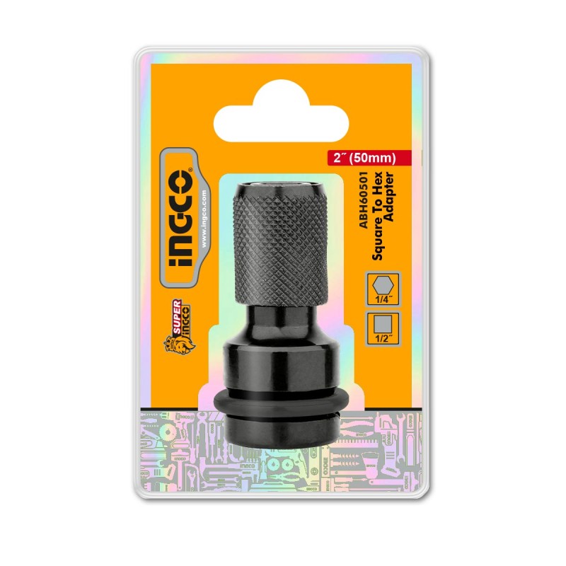 Αντάπτορας με Υποδοχή 1/2'' και Έξοδο 1/4'' για Μύτη | INGCO | ABH60501 Αντάπτορας με Υποδοχή 1/2'' και Έξοδο 1/4'' για Μύτη | INGCO | ABH60501