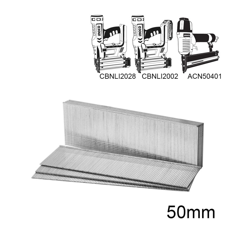 Καρφιά 50mm Αεροκαρφωτικού ACN50401, CBNLI2002, CBNLI2028 | INGCO