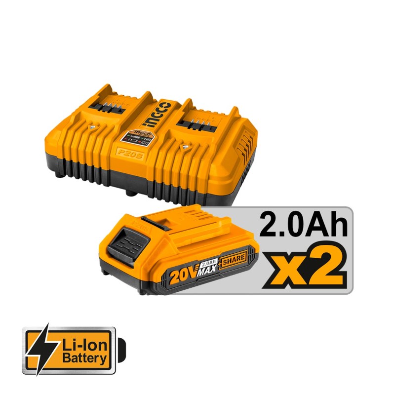 Μπορντουροψάλιδο Μπαταρίας 2x20V Li-Ion | INGCO | CHTLI400282 Μπορντουροψάλιδο Μπαταρίας 2x20V Li-Ion | INGCO | CHTLI400282